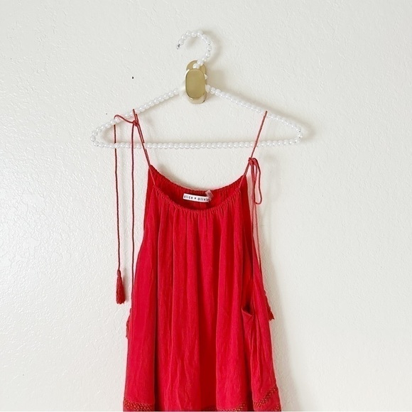 NEW Alice + Olivia Dania red tank size L - Picture 4 of 12